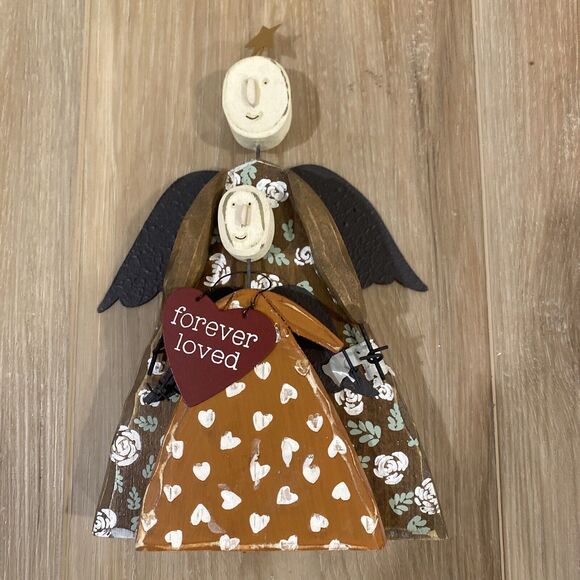 Primitives By Kathy Chunky Sitter Loved Angels Decoration “Forever Loved” - Picture 1 of 10